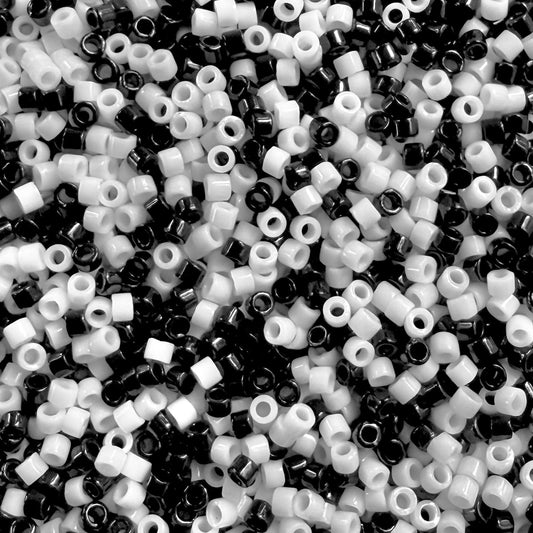 Tuxedo 11/0 Miyuki Delica Bead Mix - The Bead Mix
