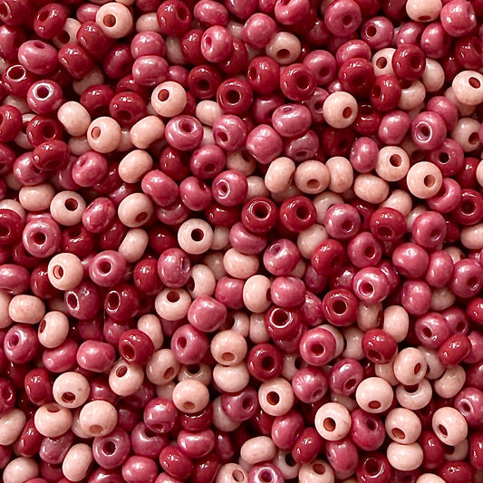Vintage Valentine 6/0 Czech Seed Bead Mix - The Bead Mix