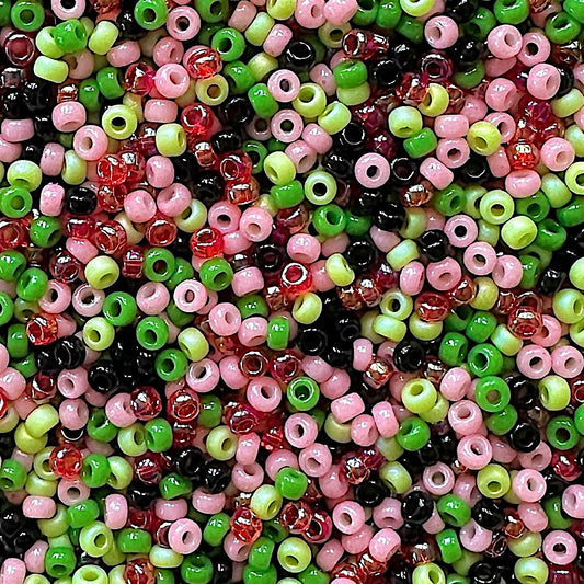 Watermelon 11/0 Miyuki Seed Bead Mix - The Bead Mix