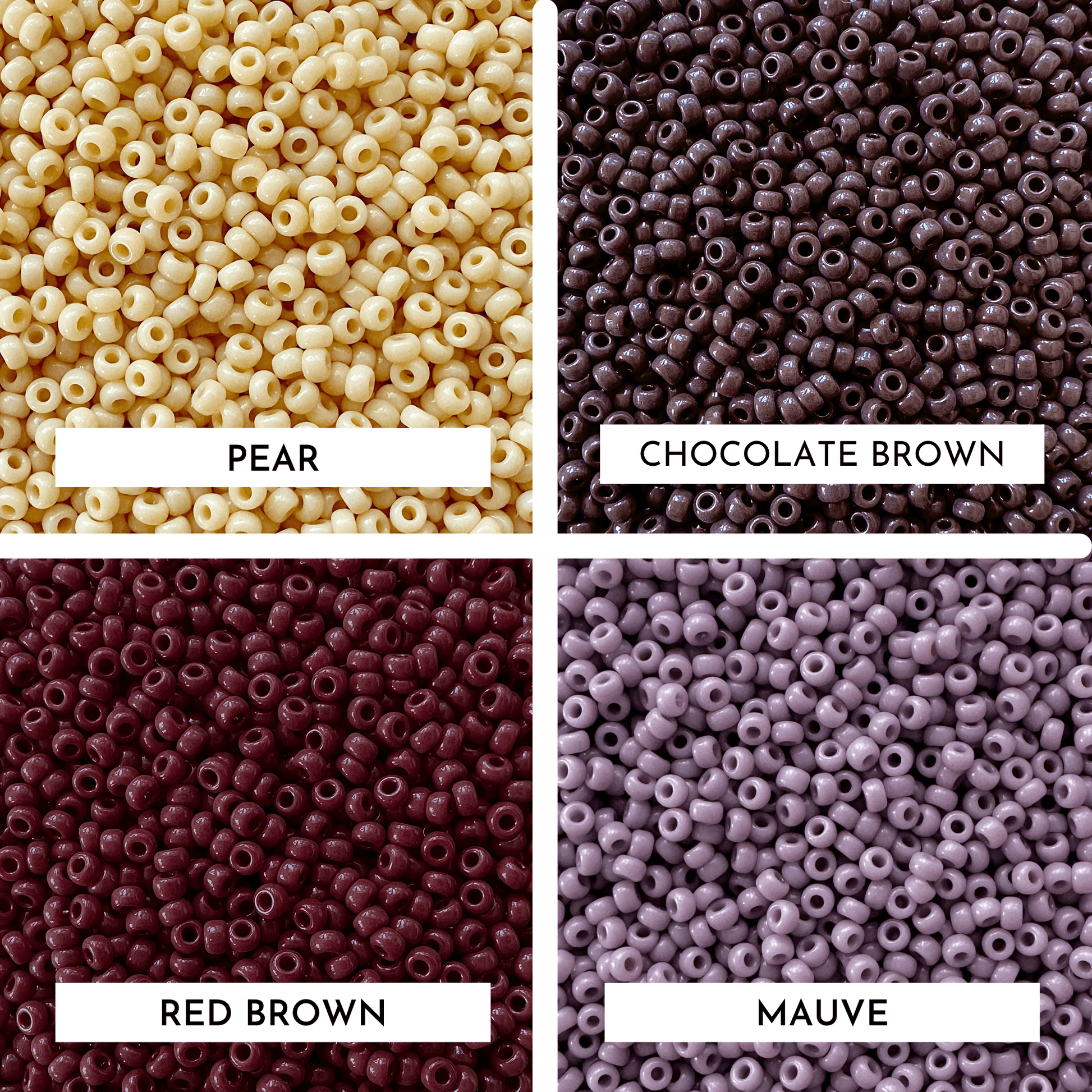 Waterproof Opaque Miyuki 11/0 Seed Bead Set - 23 Colors - The Bead Mix