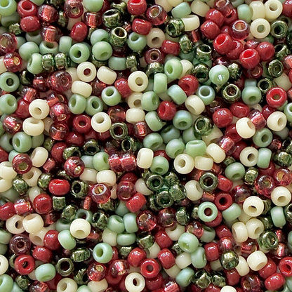 Winter Berries Miyuki Bead Color Palette