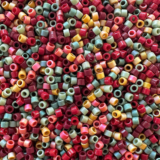 Yuletide 11/0 Miyuki Delica Bead Mix - The Bead Mix