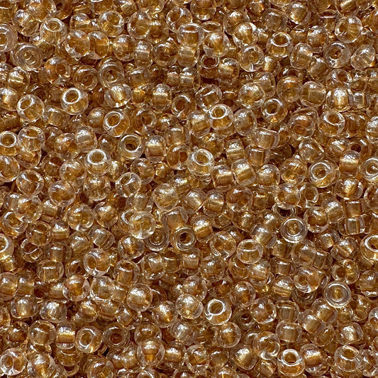 11-234: Gold Lined Crystal Miyuki 11/0 Seed Beads - The Bead Mix