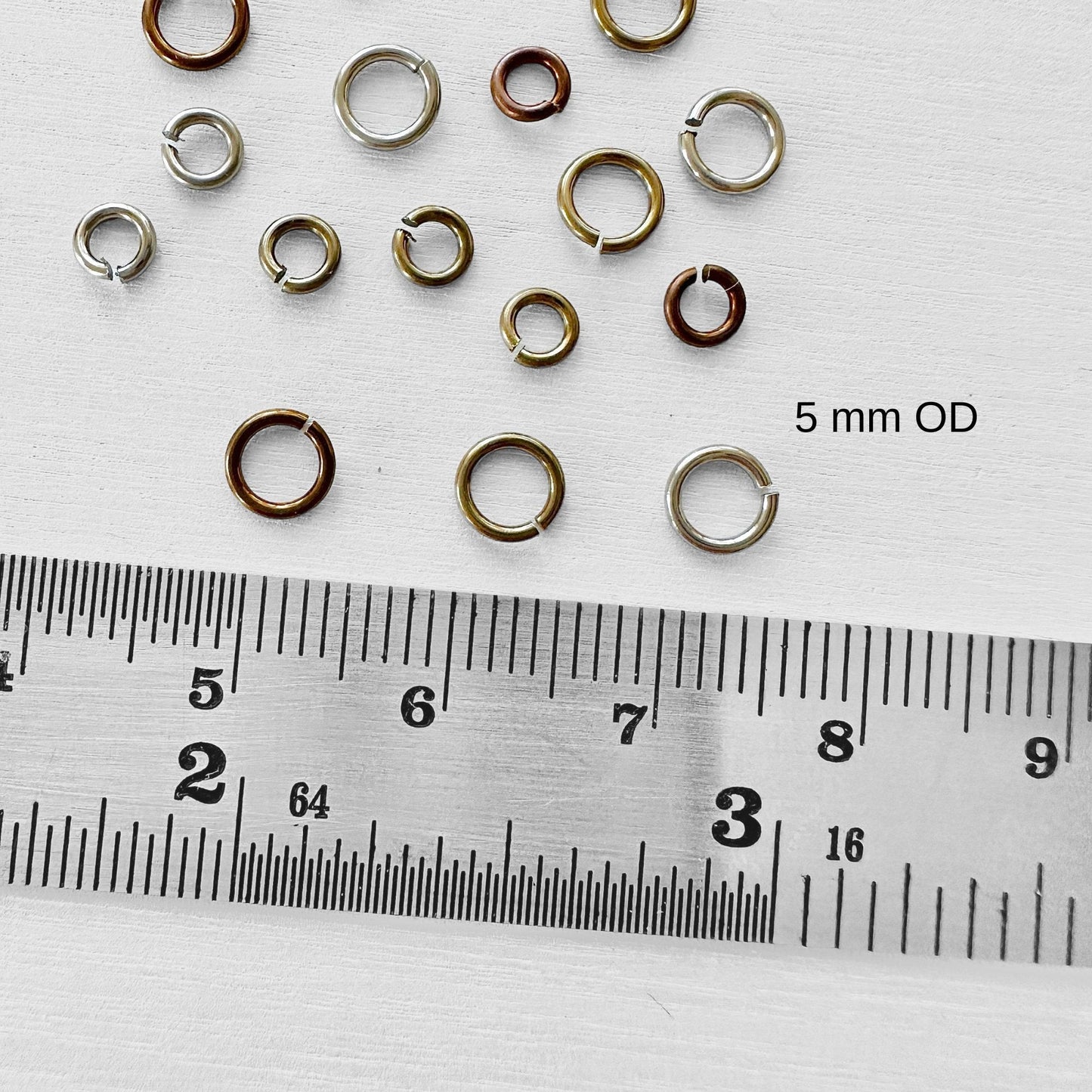5mm OD Niobium Jump Rings - The Bead Mix