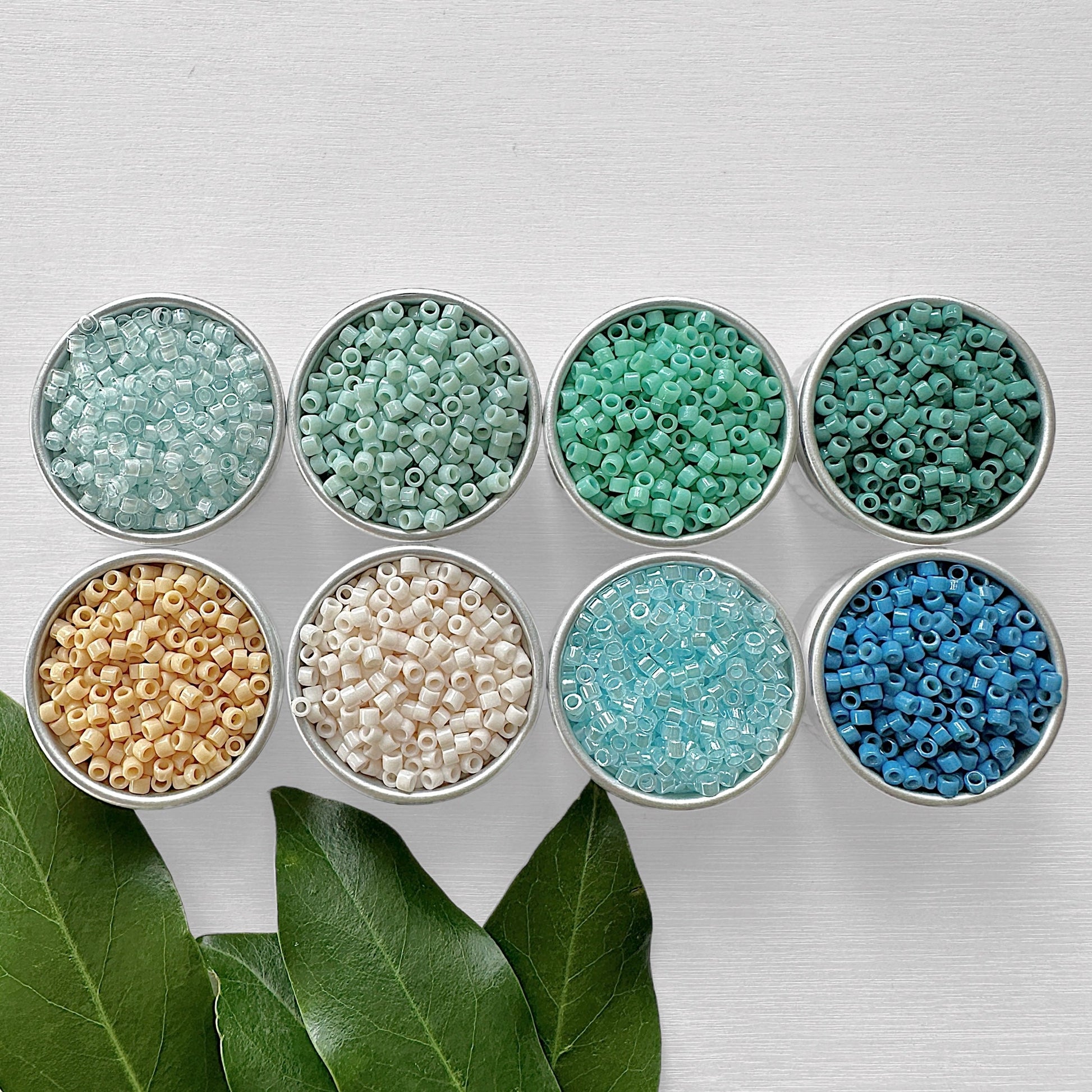 Beach Waves Miyuki 11/0 Delica Bead Set - The Bead Mix