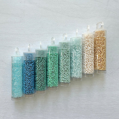 Beach Waves Miyuki 11/0 Delica Bead Set - The Bead Mix