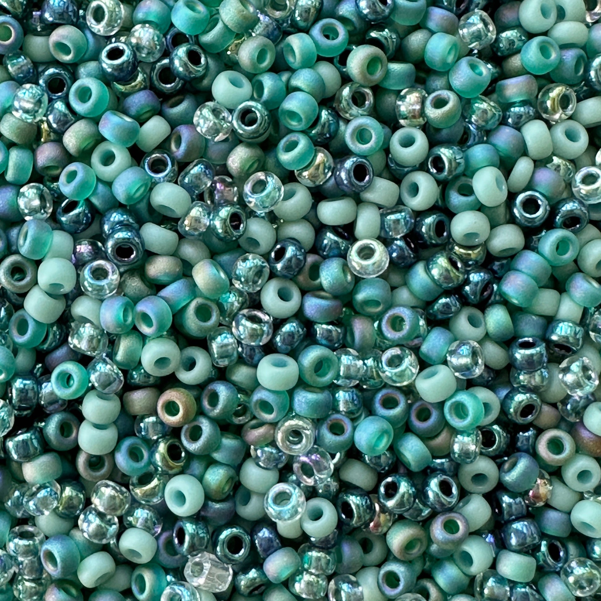 Blue Lagoon 11/0 Miyuki Seed Bead Mix - The Bead Mix