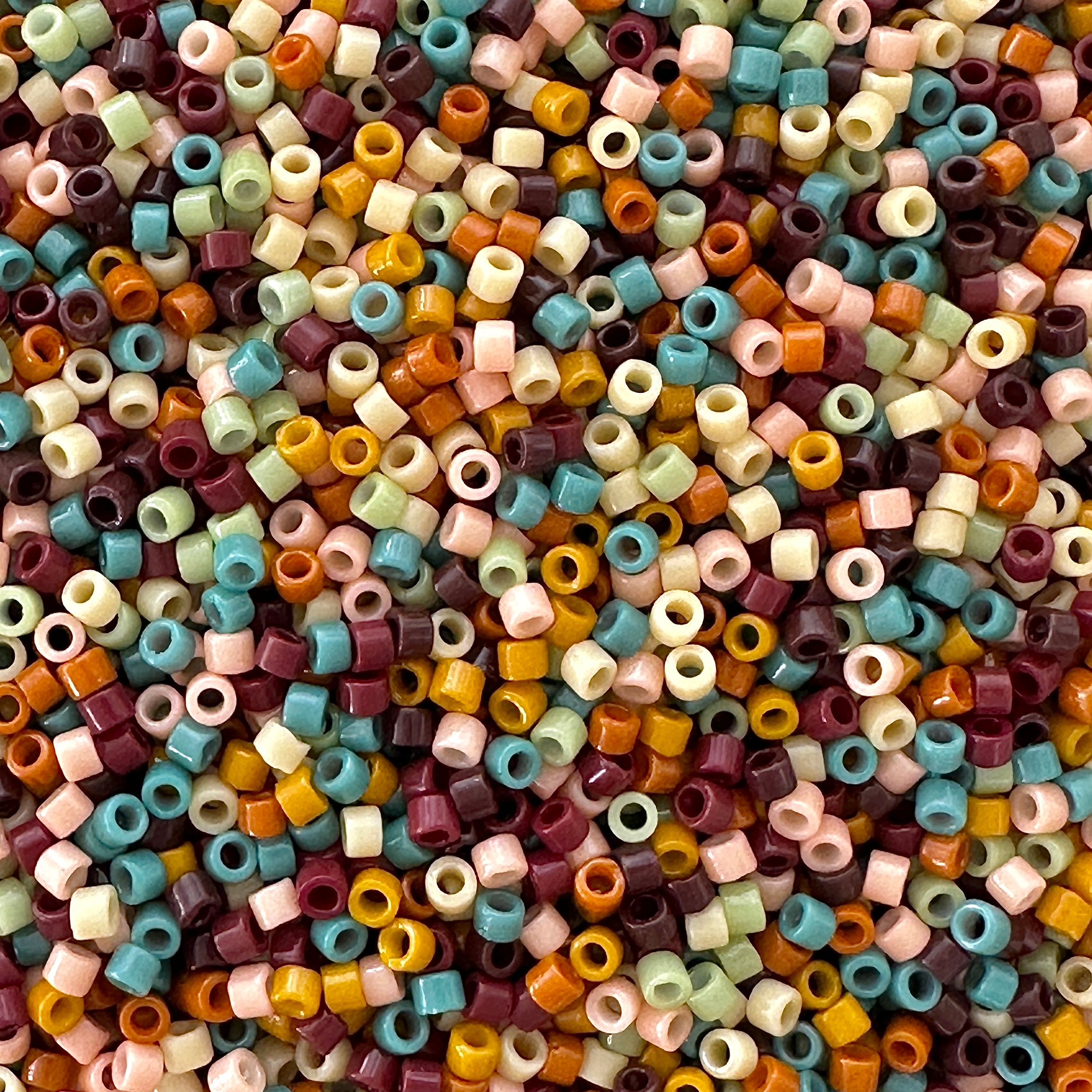 Boho Rainbow 11/0 Miyuki Delica Seed Bead Mix | The Bead Mix