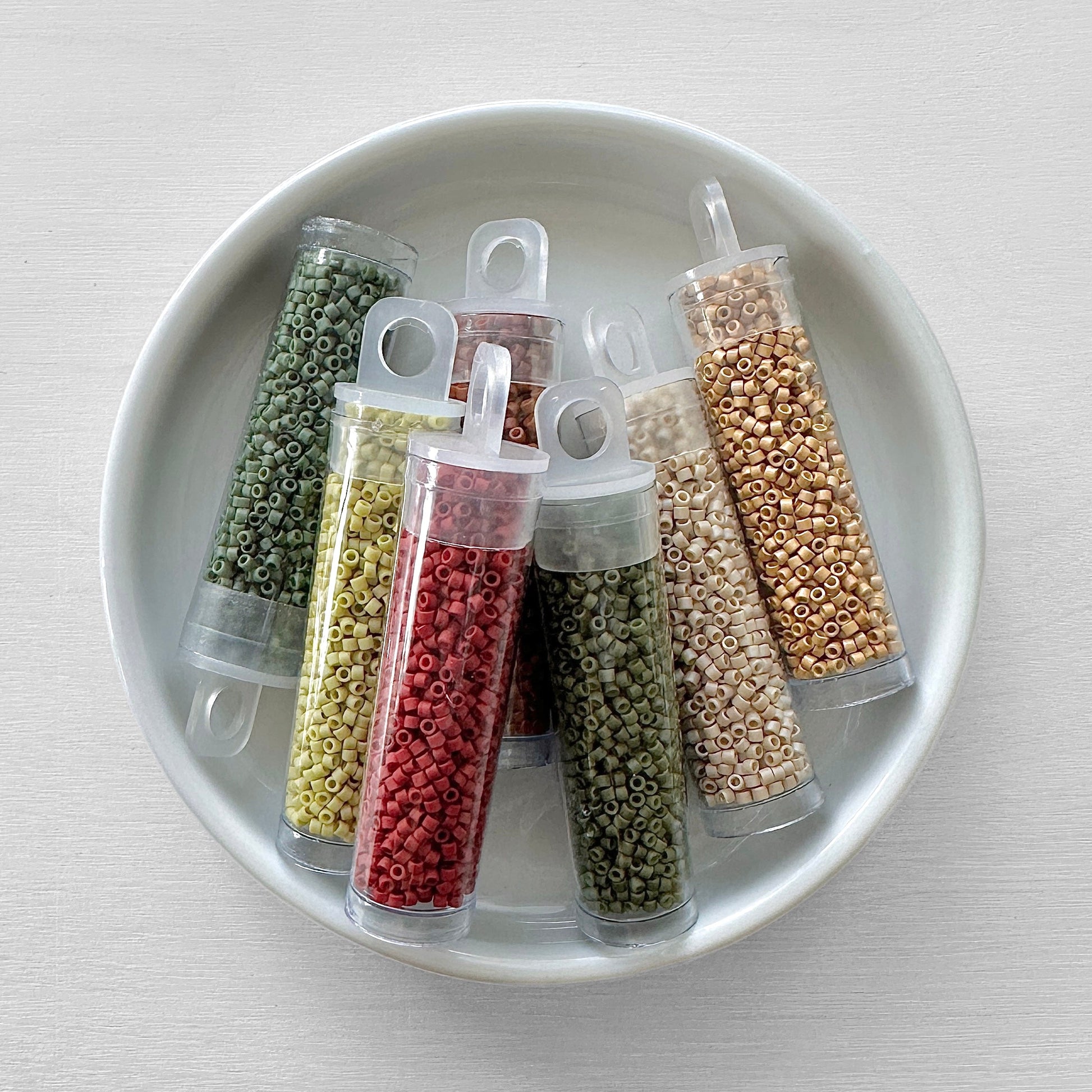 Cozy Christmas Miyuki 11/0 Delica Bead Set - The Bead Mix