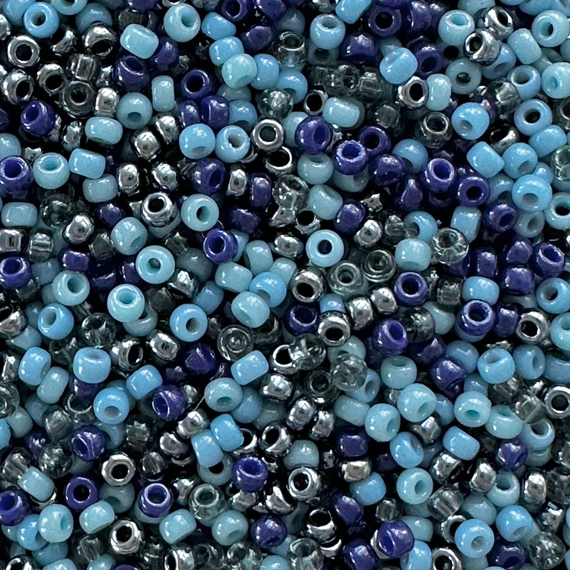 Denim Blues 11/0 Miyuki Seed Bead Mix - The Bead Mix