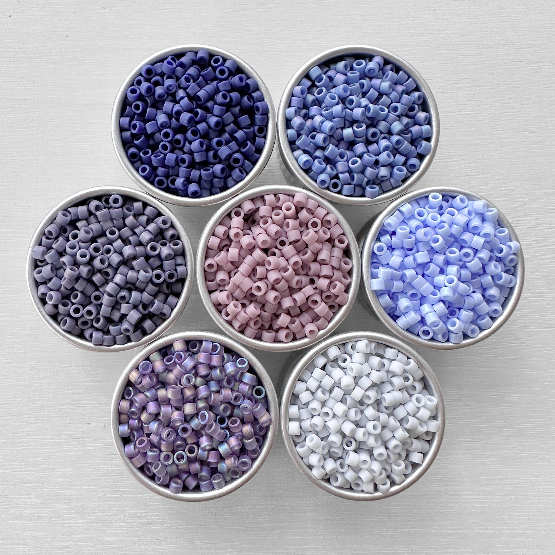Digital Winter Wonderland DELICA Bead Color Palette - The Bead Mix