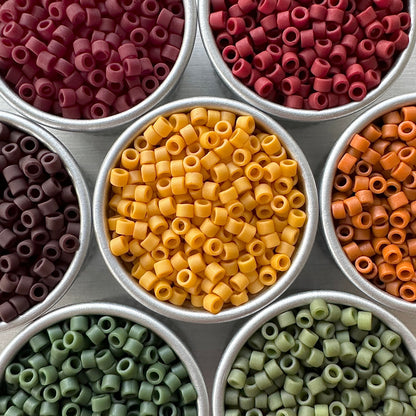 Fall Rainbow Miyuki 11/0 Delica Bead Set - The Bead Mix