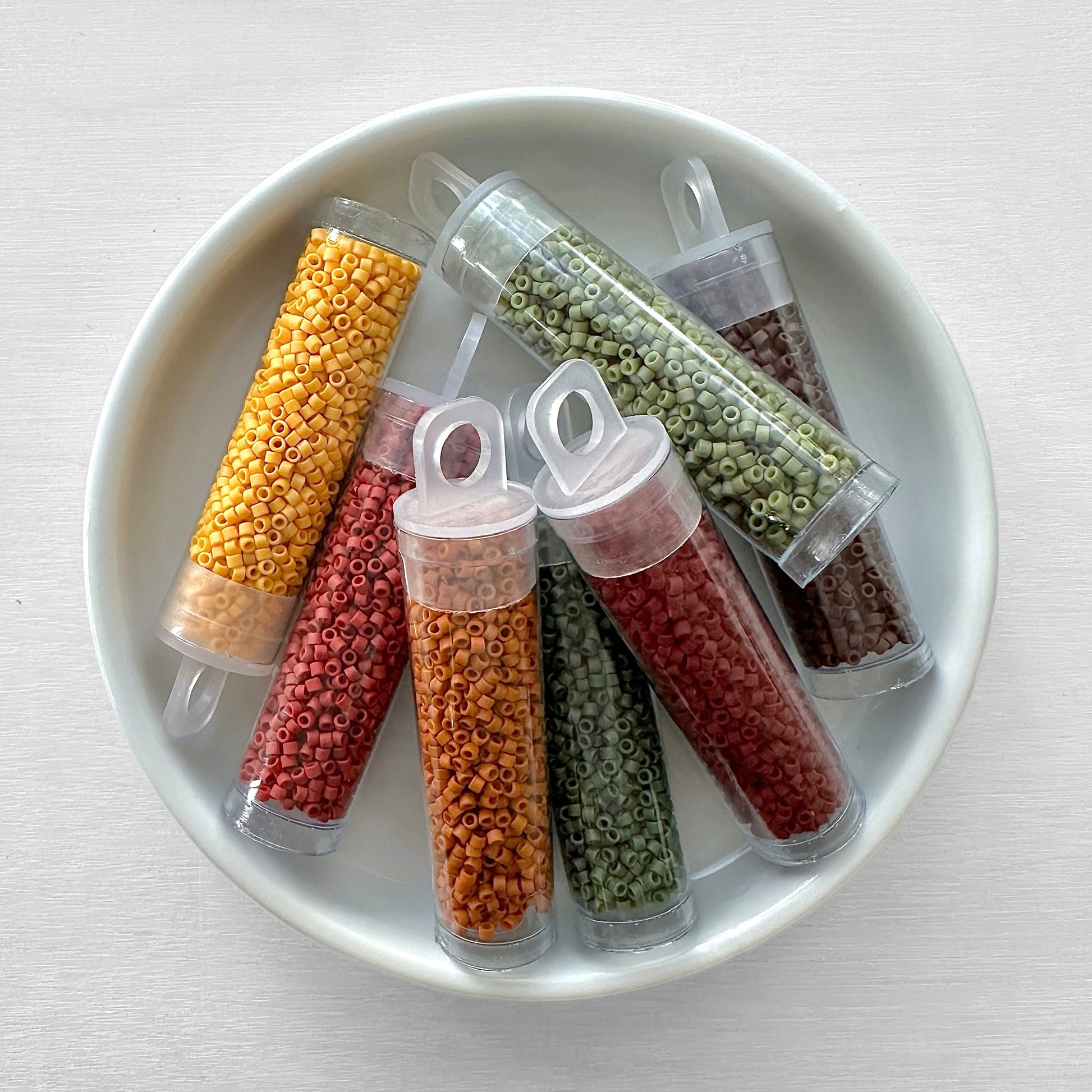 Fall Rainbow Miyuki 11/0 Delica Bead Set - The Bead Mix