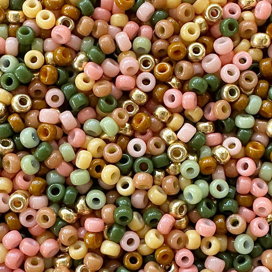 Gingerbread 11/0 Miyuki Seed Bead Mix - The Bead Mix