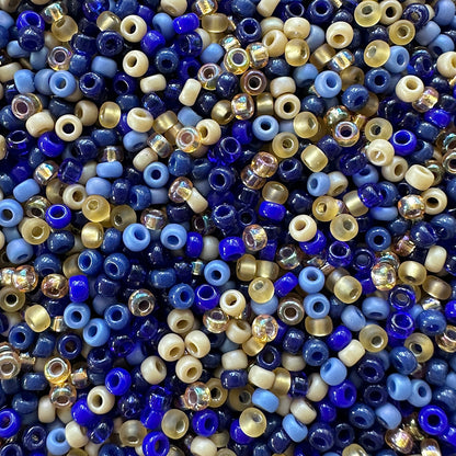 Lapis Lazuli 11/0 Miyuki Seed Bead Mix - The Bead Mix