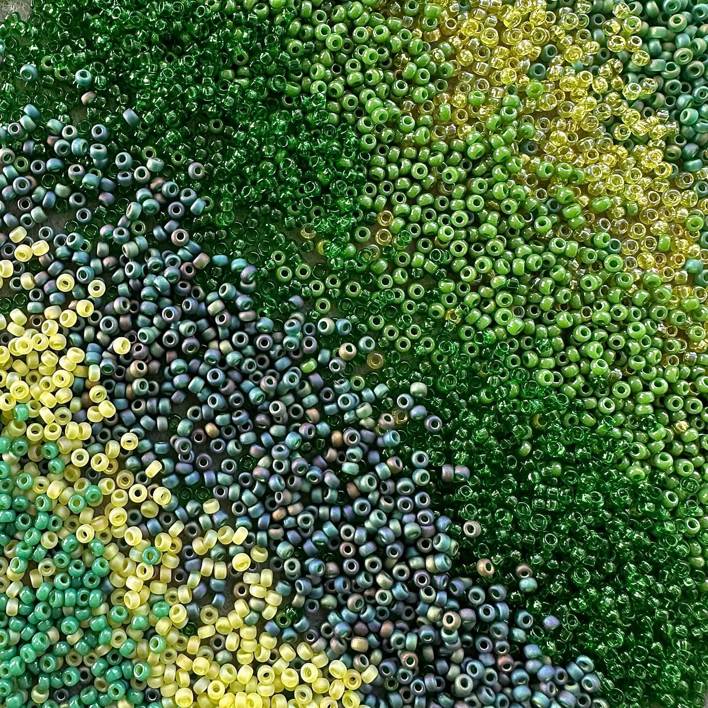 Lemongrass 11/0 Miyuki Seed Bead Mix - The Bead Mix