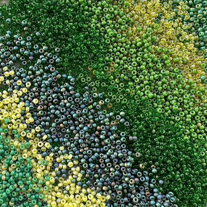 Lemongrass 11/0 Miyuki Seed Bead Mix - The Bead Mix