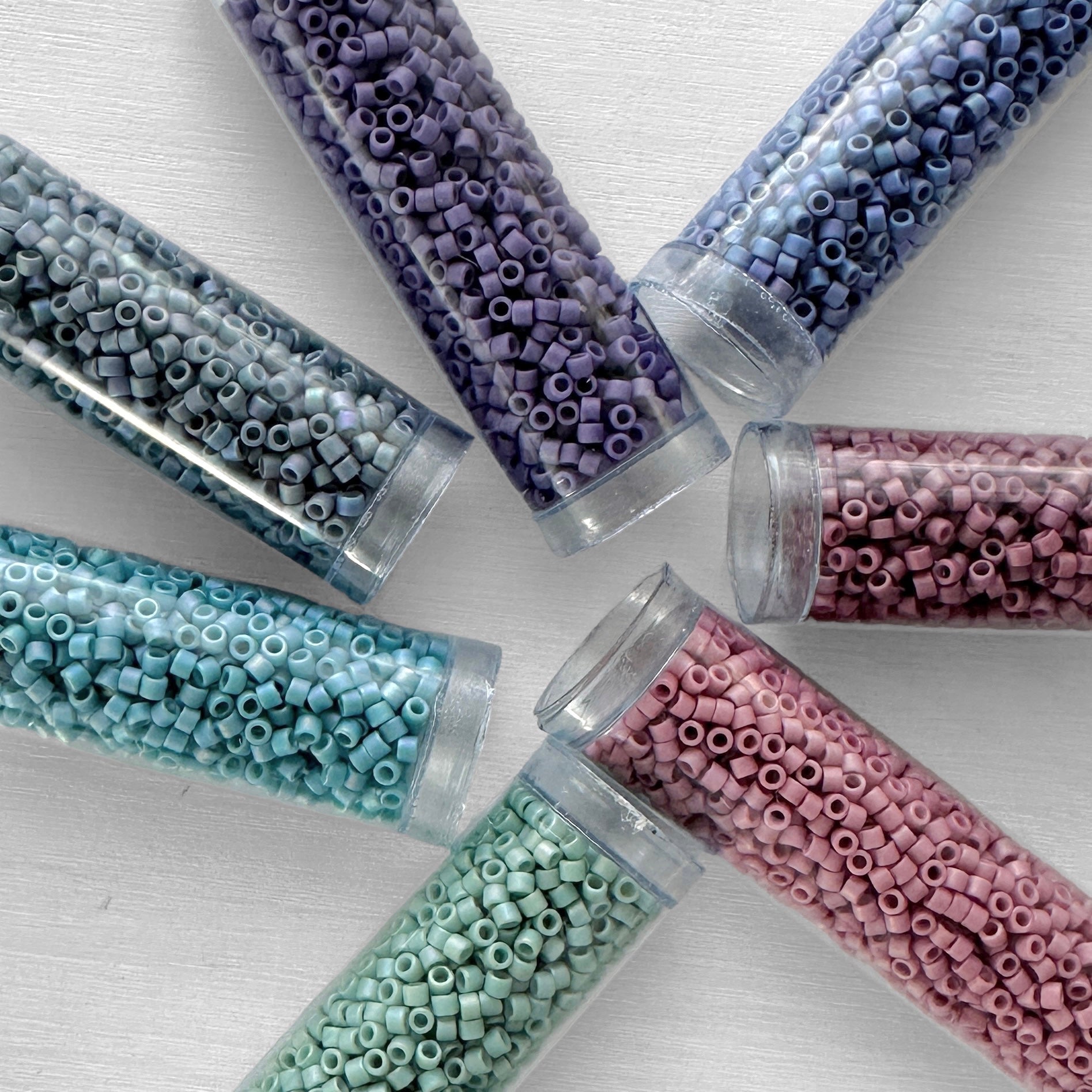 Mermaid Miyuki 11/0 Delica Bead Set - The Bead Mix