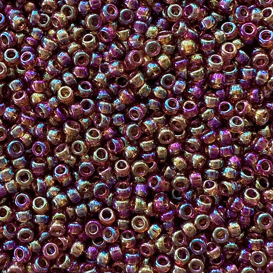 Miyuki 11-257 Transparent Topaz AB - The Bead Mix