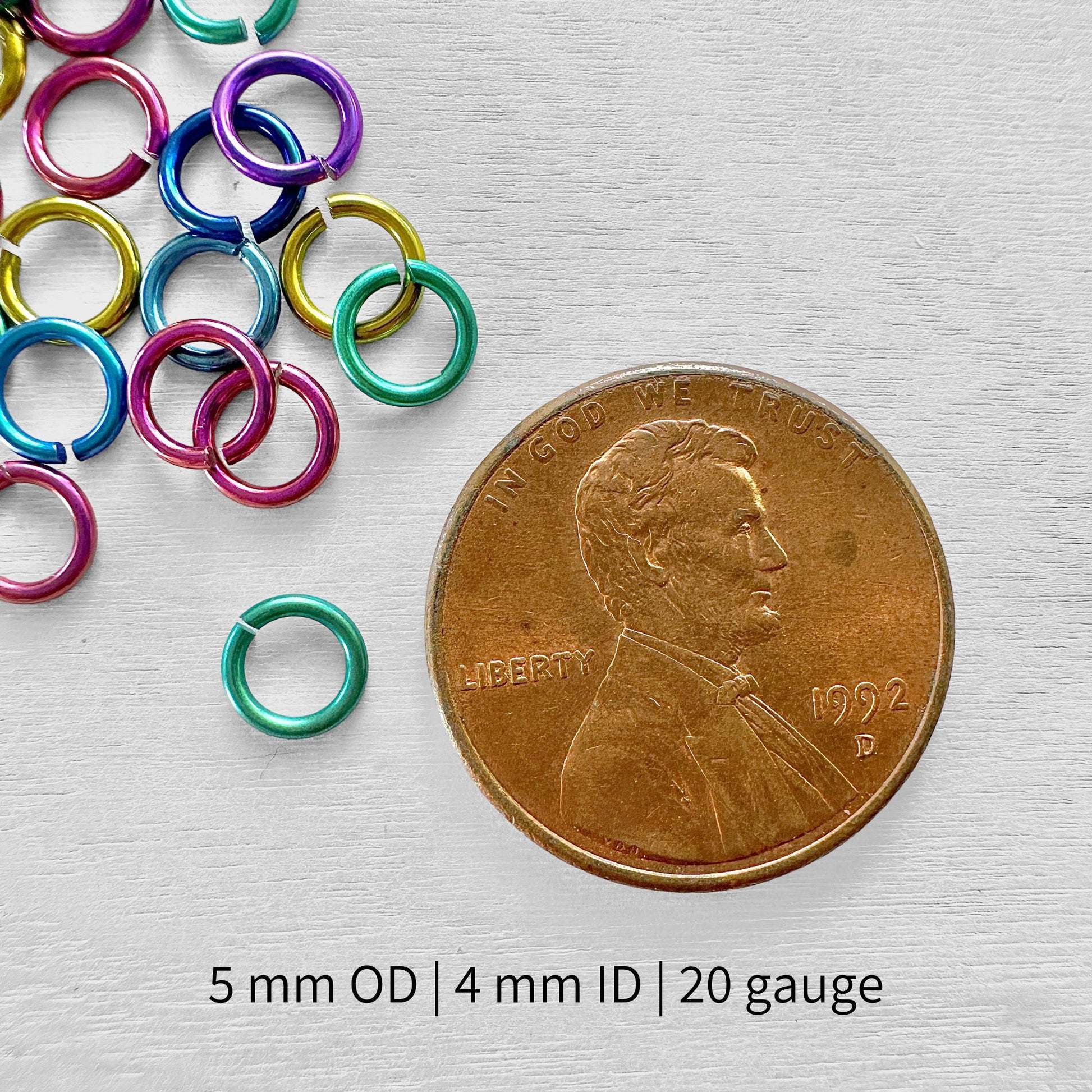 Multicolor Niobium Jump Ring Set - The Bead Mix
