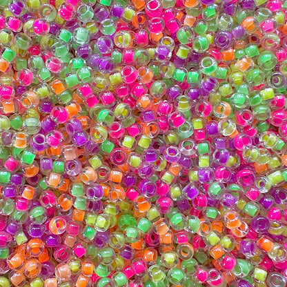 Neon Lights 11/0 Miyuki Seed Bead Mix - The Bead Mix