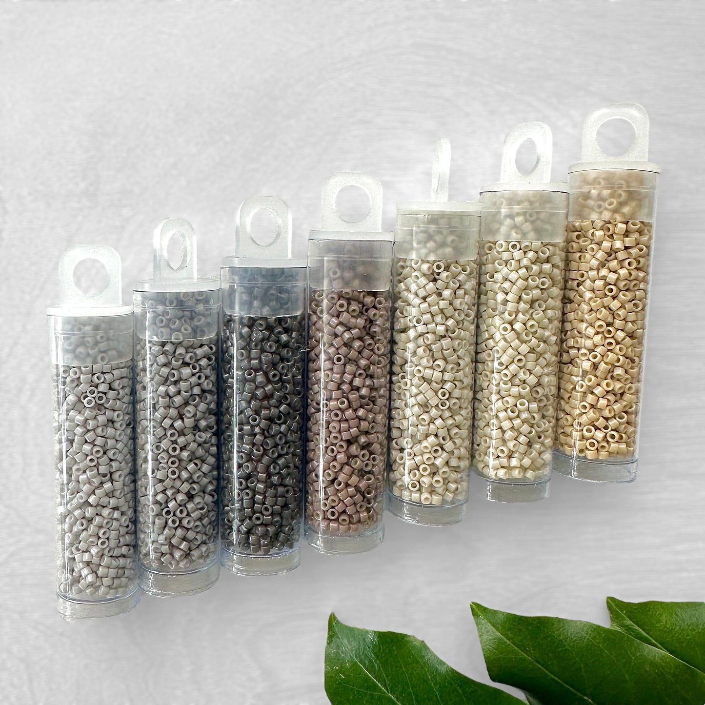 Neutral Miyuki 11/0 Delica Bead Set - The Bead Mix