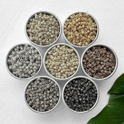 Neutral Miyuki 11/0 Delica Bead Set - The Bead Mix