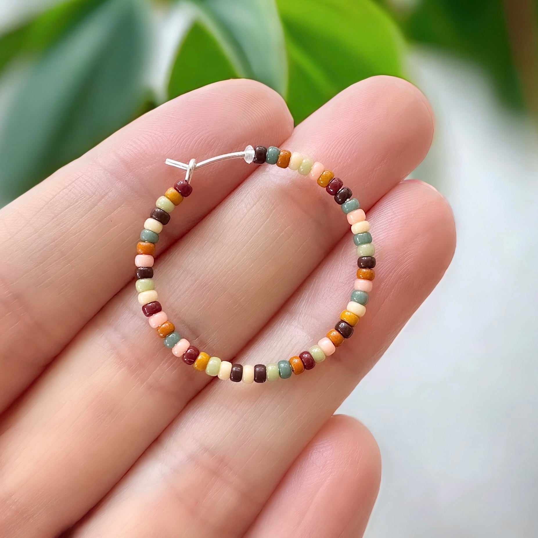 Sterling Silver Beading Hoops - The Bead Mix