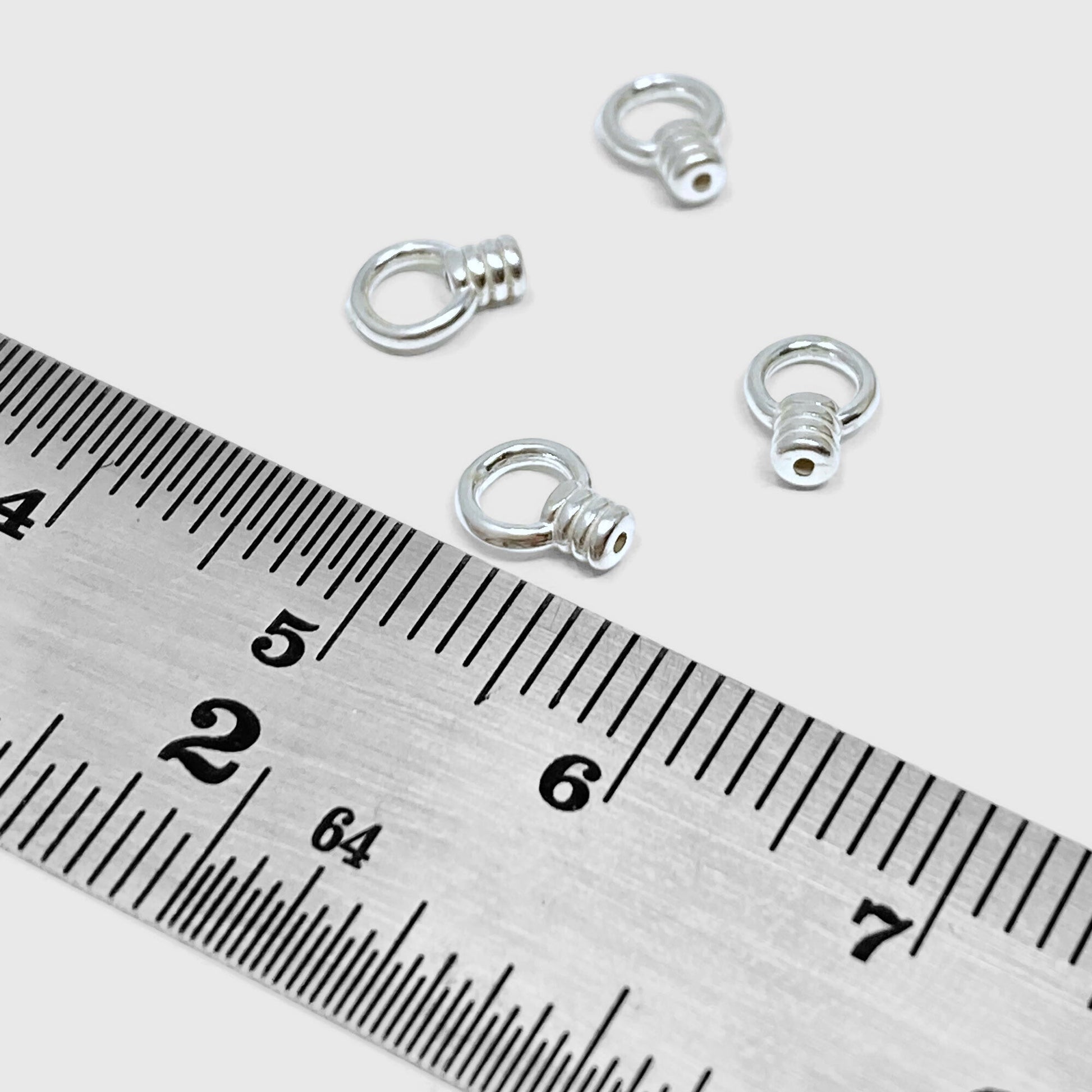 Sterling Silver Crimp End Caps - The Bead Mix