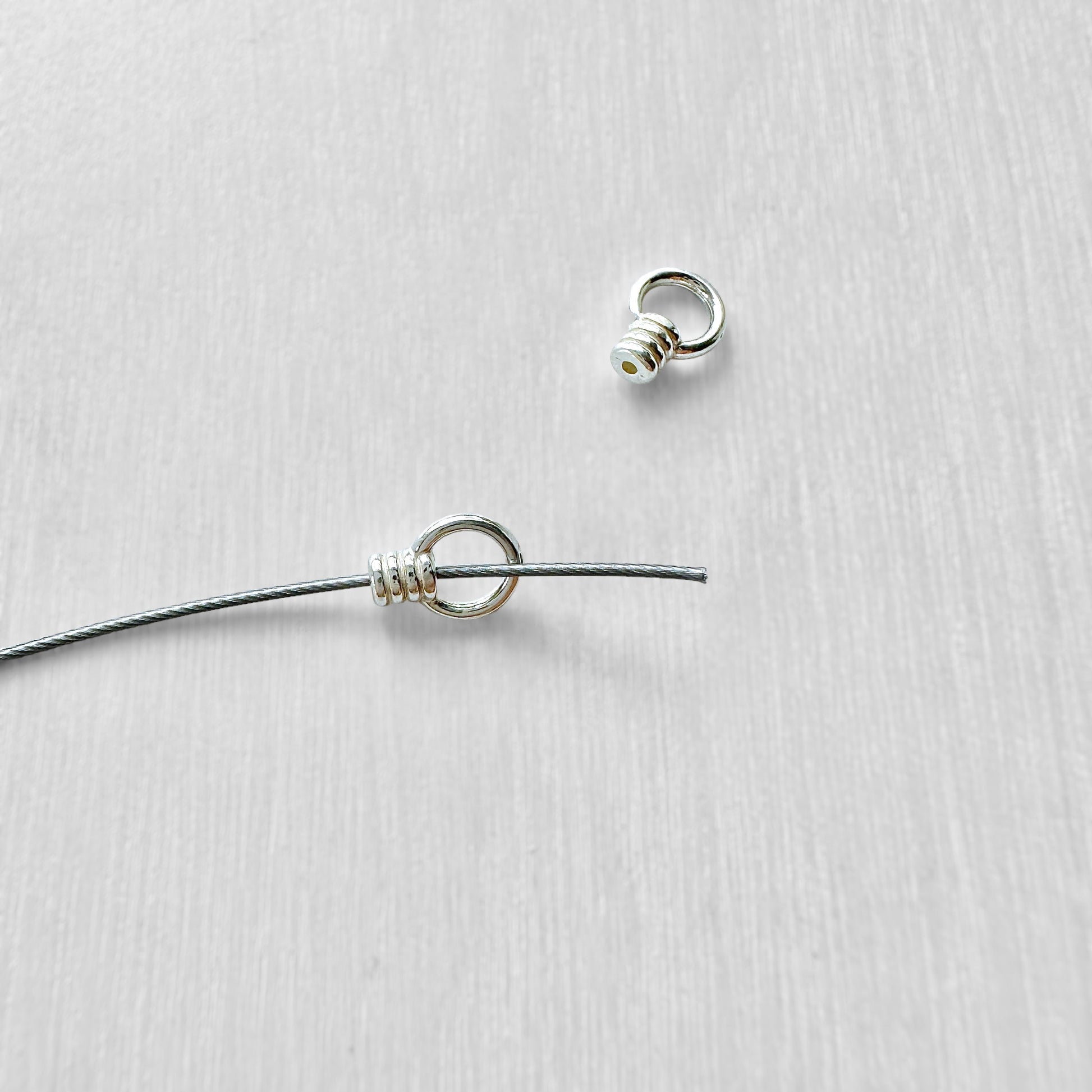 Sterling Silver Crimp End Caps - The Bead Mix