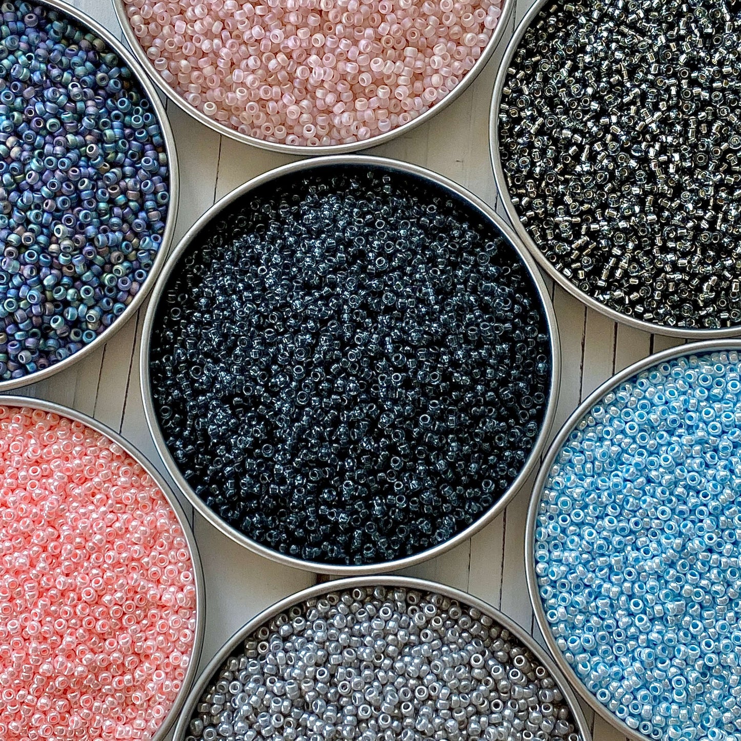 Stormy 11/0 Miyuki Seed Bead Mix - The Bead Mix