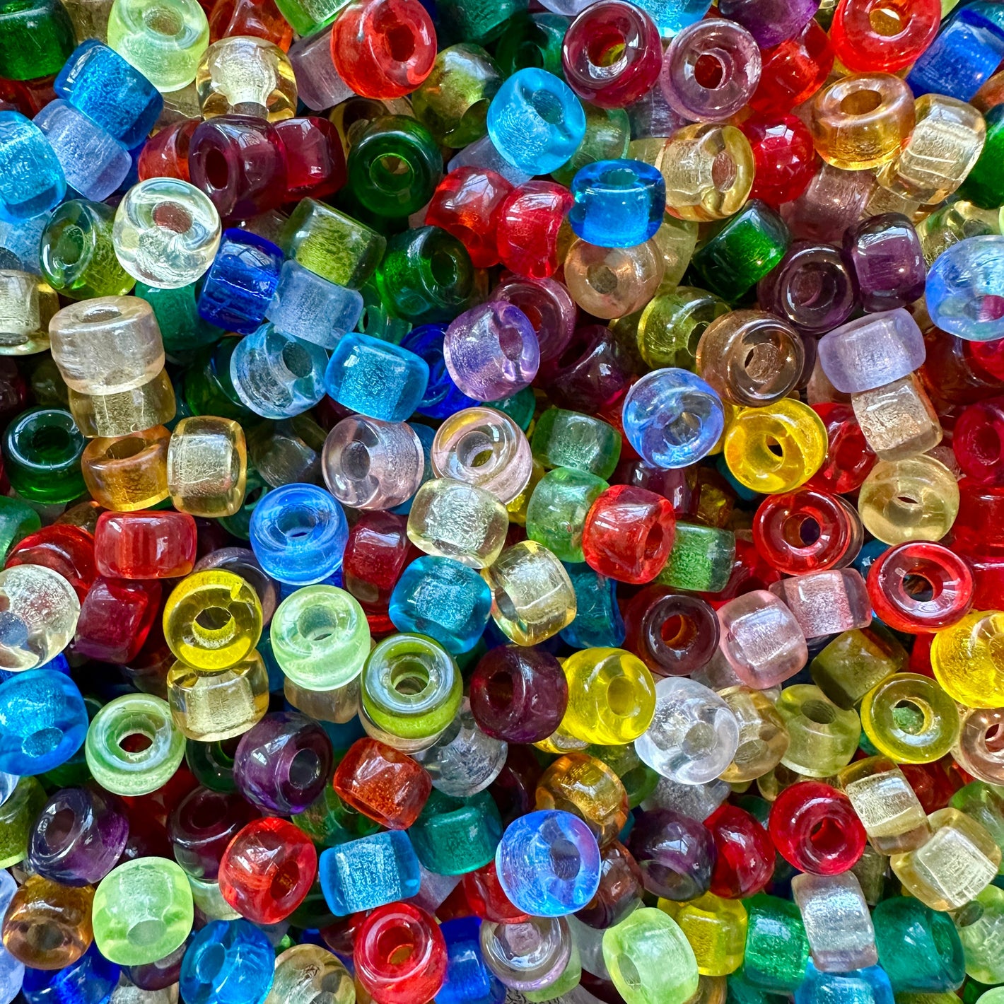 Transparent Czech Glass Crow Bead Mix - The Bead Mix