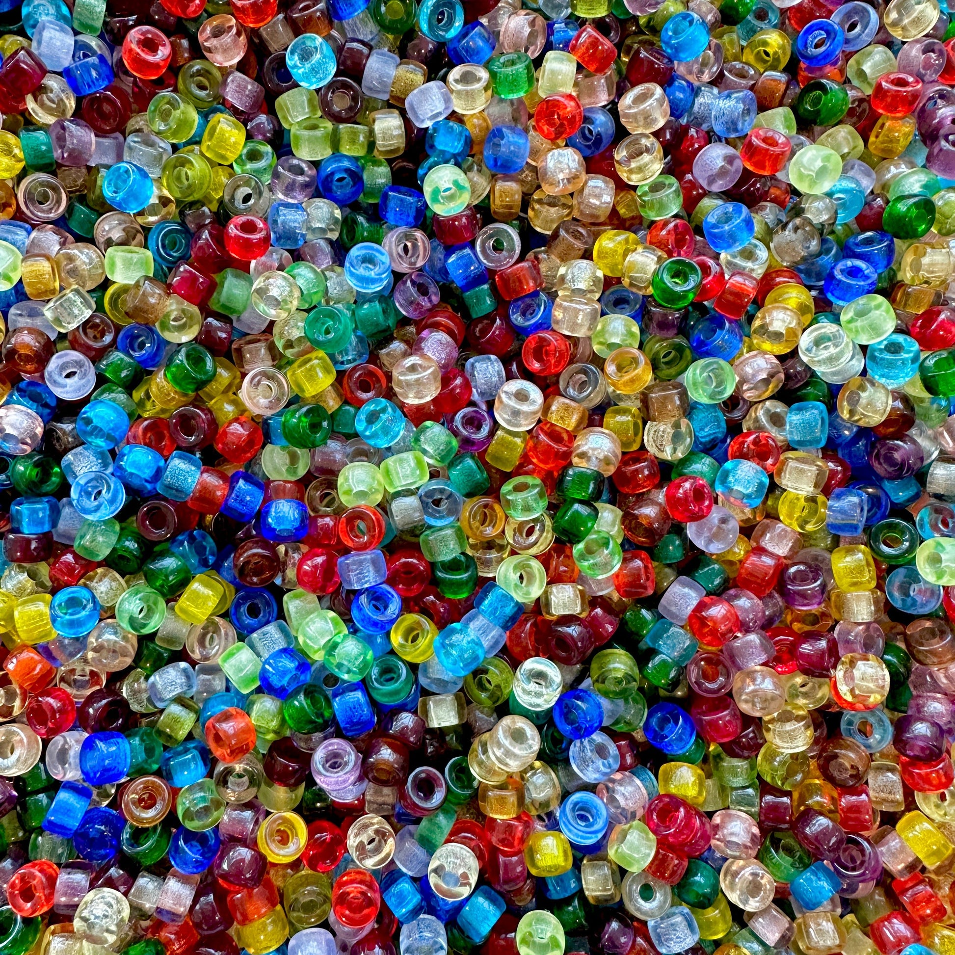 Pony Beads Mm 50 6mm Czech Lumi Green Glass Pony Roller Beads