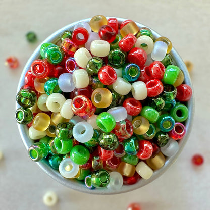 Vintage Christmas 11/0 Miyuki Seed Bead Mix - The Bead Mix